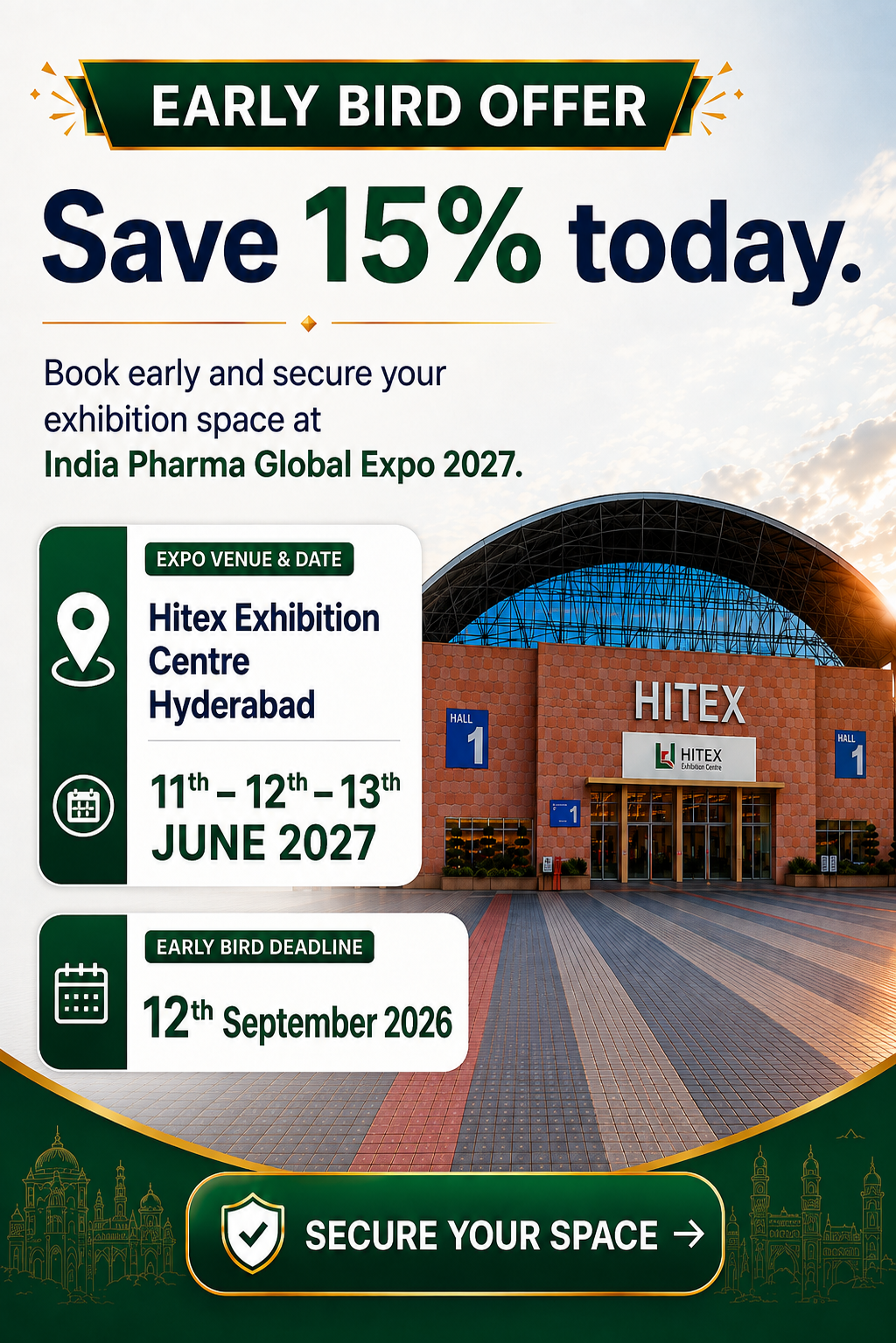 India Pharma Global Expo 2027 Early Bird Offer